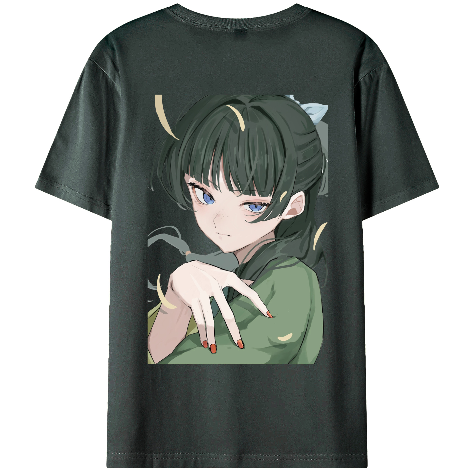 （画像用） 薬屋のひとりごと The Apothecary Diaries 綿100％ メンズ半袖Tシャツ（バックプリント） 通気性